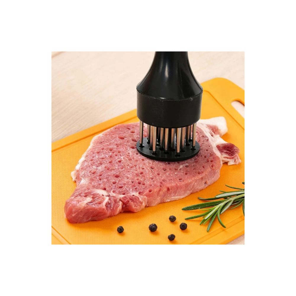 Amaciador Batedor Furador De Carne Bife Martelo Manual Aço Inox Profissional