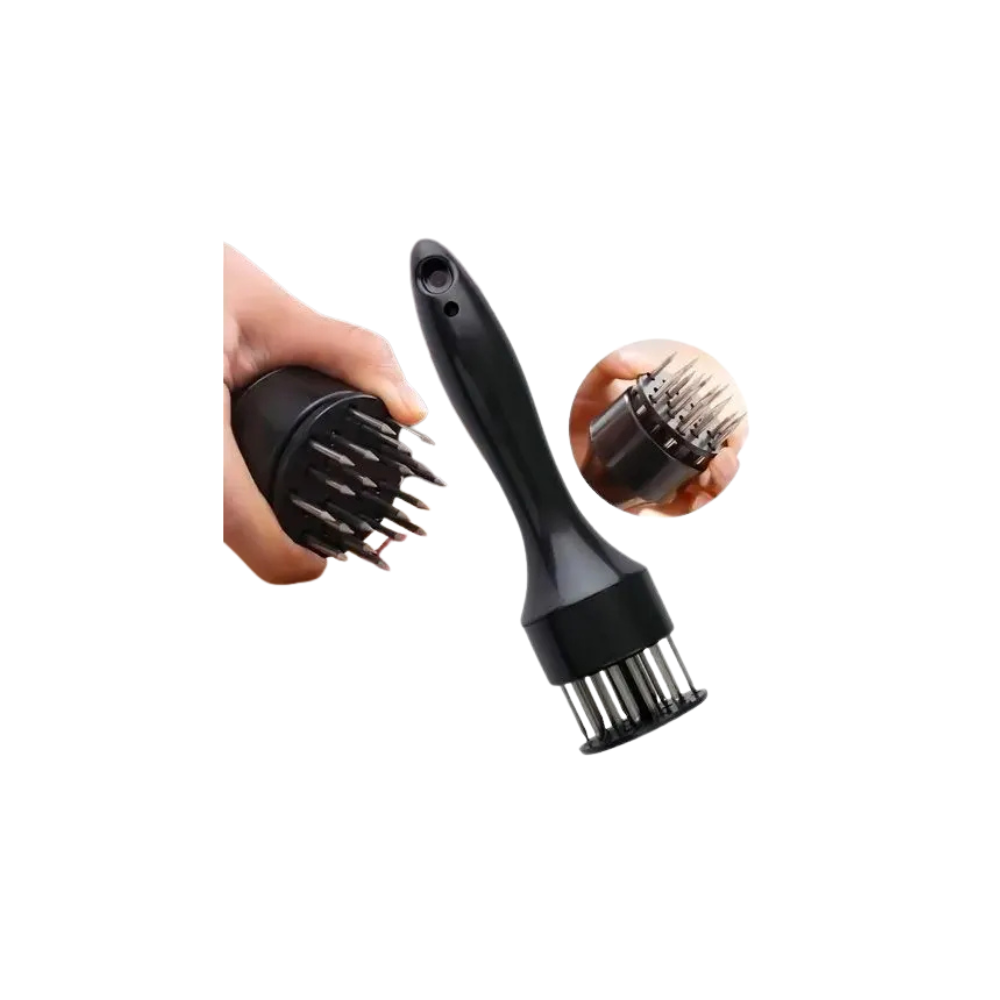 Amaciador Batedor Furador De Carne Bife Martelo Manual Aço Inox Profissional